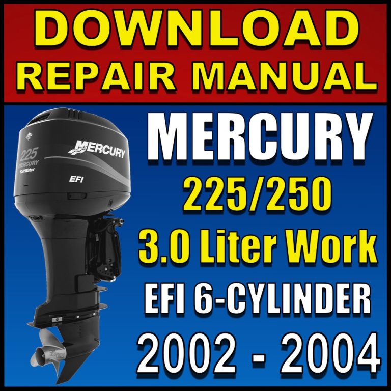 Download 1999-2002 Mercury 30, 40 HP 4-Stroke Repair Manual