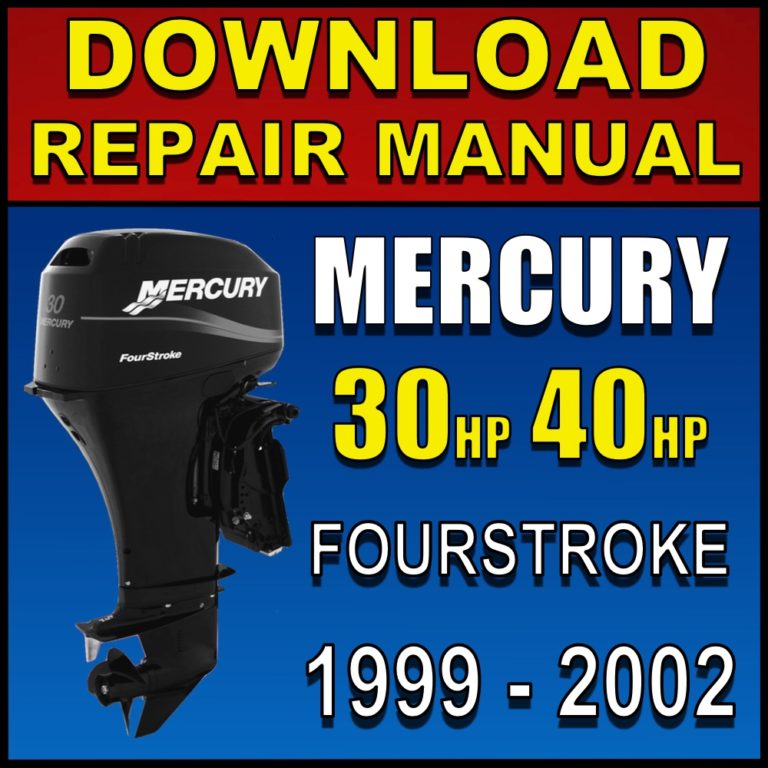 Download 1999-2002 Mercury 30, 40 HP 4-Stroke Repair Manual